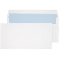 Purely Everyday Briefumschläge DL 90 g/m² Weiss einfarbig selbstklebend Packung mit 50 Stück