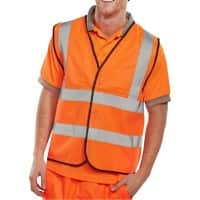 B Seen Hi-Vis Weste Hohe Sichtbarkeit Extra Extra Extra Large (XXXL) Orange