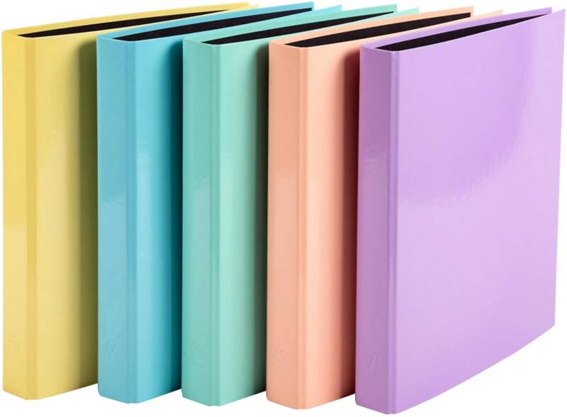 Exacompta Ringbuch Farbig Sortiert Pastell 320 x 250 x 20 mm Packung à 10
