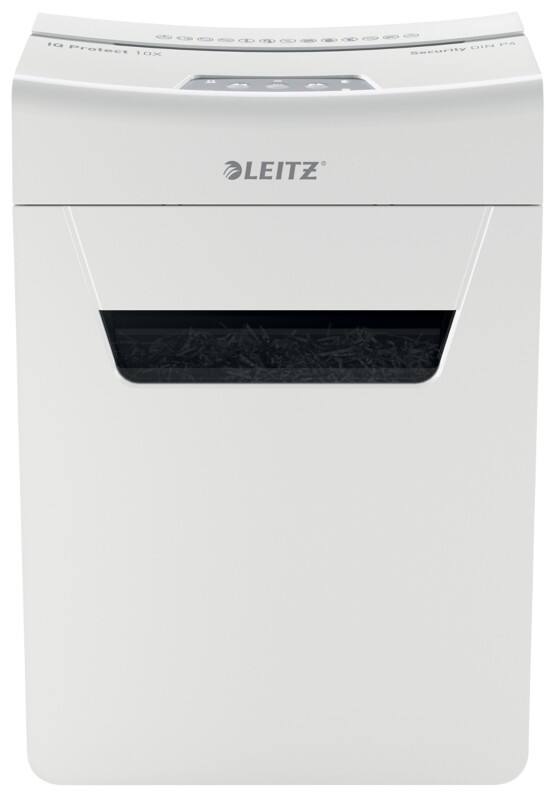 Leitz IQ Protect Aktenvernichter 11 Blatt 10 Blatt Partikelschnitt Sicherheitsstufe P-4 18 L 10X Premium
