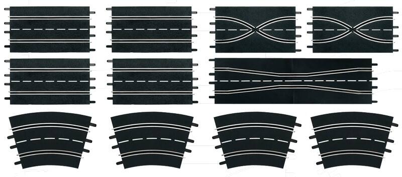 CARRERA Evolution Erweiterungsset 3 26956 Autorennbahnerweiterung