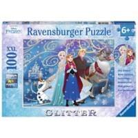 RAVENSBURGER Anna, Elsa, Olaf, Kristoff, Sven Disney's Frozen II Frozen, Frozen - Glitzernder Schnee 13610 Puzzle Deutsch