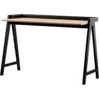 Schaffenburg Schreibtisch Domestico Eiche, Schwarz 120 x 60 cm