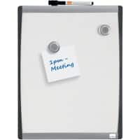 Nobo Small Whiteboard Wandmontiert Magnetisch Einseitig 28 (B) x 33,5 (H) cm