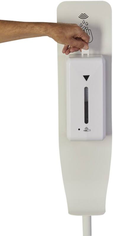 Alba Desinfektionsmittel Spender Freistehend MHGEL 1 Liter Weiß