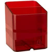 Exacompta Chromaline Stiftebox Kunststoff Rot 7,4 x 7,4 x 9,3 cm