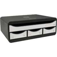 Exacompta Schubladenbox Kunststoff Glossy Weiß