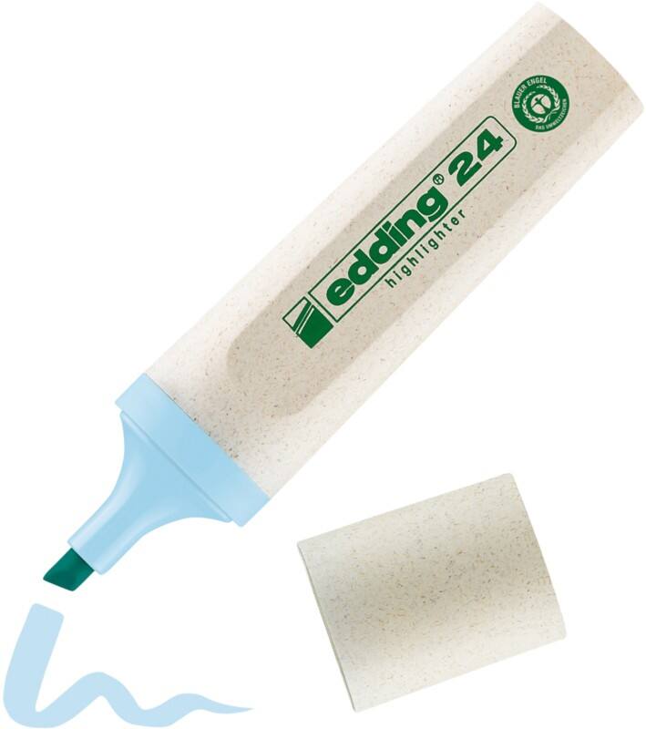 edding 24 EcoLine 24 Textmarker  Mittel Keilspitze 2 - 5 mm Nachfüllbar