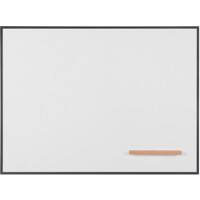 ARCHYI. Curvo Whiteboard Wandmontiert Magnetisch Einseitig 120 (B) x 90 (H) cm Anthrazit, Weiß