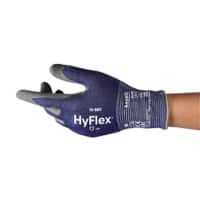Ansell HyFlex Cut Resistant Mehrweg Arbeitshandschuhe Nitril Größe 10 Dunkelblau 12 Paar