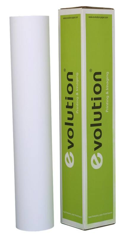 evolution Beschichtet Plotterpapier 91,4 cm x 30 m 120 g/m² Weiß