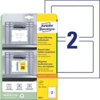 AVERY Zweckform Etiketten Weiß, Hellgrau 0,5 x 21 x 29,7 cm 5 Stück