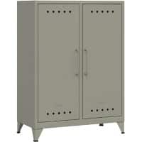 Bisley Fern Sideboard Metall 800 x 400 x 110 mm Hellgrau