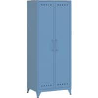 Bisley Fern Garderobe Metall 700 x 510 x 1.800 mm Blau