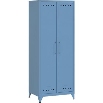 Bisley Fern Garderobe Metall 700 x 510 x 1.800 mm Blau