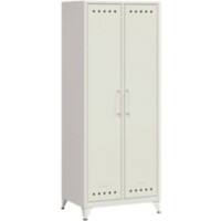 Bisley Fern Garderobenschrank Metall 700 x 510 x 1.800 mm Verkehrsweiß