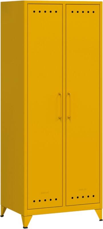 Bisley Fern Garderobenschrank Metall 700 x 510 x 1.800 mm Sonnenblumengelb