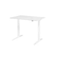 Hammerbacher VXMKA Elektrisch Höhenverstellbar Sitz-Stehschreibtisch Weiß C-Fuß 1.200 (B) x 800 (T) x 1.200 (H) mm Spanplatte, Stahl