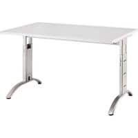 Hammerbacher VFS Schreibtisch Grau C-Fuß 1.200 (B) x 800 (T) x 850 (H) mm Spanplatte, Stahl