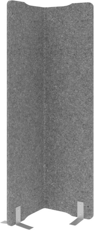 Hammerbacher Akustik Trennwand VASWF1810.5 Grau 100x180 cm