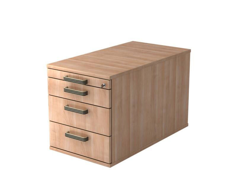 Hammerbacher Mobiler Rollcontainer TC30 SG Walnuss 4280 mm x 512 mm x 800 mm