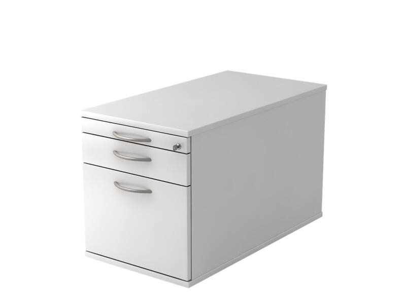 Hammerbacher Rollcontainer TC20 BM Weiß 4280 mm x 512 mm x 800 mm