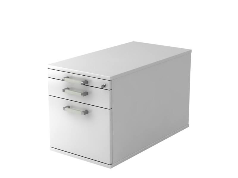 Hammerbacher Rollcontainer TC20 CE Weiß 4280 mm x 512 mm x 800 mm