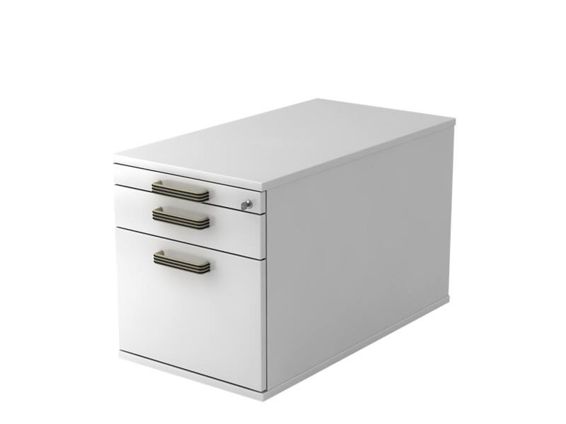 Hammerbacher Rollcontainer TC20 SG Weiß 4280 mm x 512 mm x 800 mm