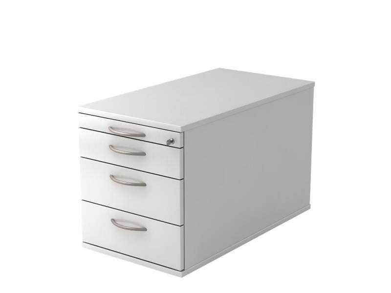 Hammerbacher Rollcontainer TC30 BM Weiß 4280 mm x 512 mm x 800 mm