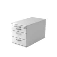 Hammerbacher Rollcontainer TC30 BM Weiß 4280 mm x 512 mm x 800 mm