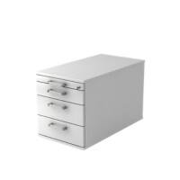 Hammerbacher Rollcontainer TC30 CE Weiß 4280 mm x 512 mm x 800 mm