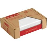 RAJA Selbstklebend Dokumententaschen PE (Polyethylen), Silikonpapier Transparent 11,5 (B) x 16,5 (H) cm 250 Stück