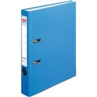 herlitz maX.file Protect Ordner A4 55 mm Aqua 2 Ringe Pappkarton, PP (Polypropylen) Texturiert