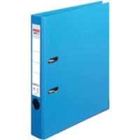 herlitz maX.file Protect plus Ordner DIN A4 55 mm Hellblau 2 Ringe Pappkarton, PP (Polypropylen) Texturiert
