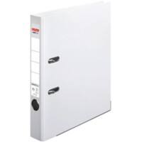 herlitz maX.file Protect plus Ordner A4 55 mm Weiß 2 Ringe Pappkarton, PP (Polypropylen) Texturiert