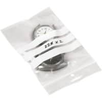 RAJA Wiederverschlussbeutel LDPE (Polyethylen niedriger Dichte) Transparent 8 x 6 cm 1000 Stück