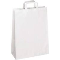 RAJA Tragetasche Papier Weiß 10 x 28 x 22 cm 250 Stück