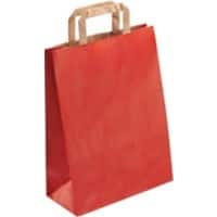 RAJA Tragetasche PP27KR Rot 26 x 12 x 35 cm 50 Stück