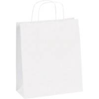 RAJA Tragetasche Papier Weiß 20 x 44 x 40 cm 50 Stück