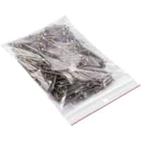 RAJA Wiederverschlussbeutel LDPE (Polyethylen niedriger Dichte) Transparent 22 x 16 cm 500 Stück