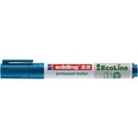 edding Permanentmarker e-22 Breit Keilspitze Blau