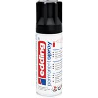 edding Permanentspray Premium-Acryl e-5200 Schwarz Matt 231 g
