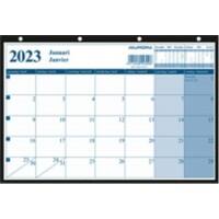 Aurora Kalender Monthly 2023 1 Monat pro Seite Papier Schwarz