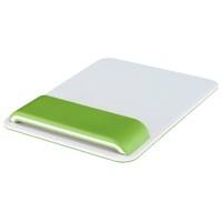 Leitz Ergo WOW Mauspad mit höhenverstellbarer Handgelenkauflage für Standardmaus 6517 Grün, Weiß