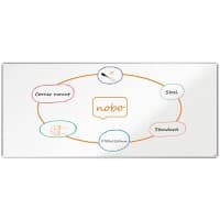 Nobo Premium Plus Whiteboard Magnetisch Lackierter Stahl Einseitig 270 (B) x 120 (H) cm