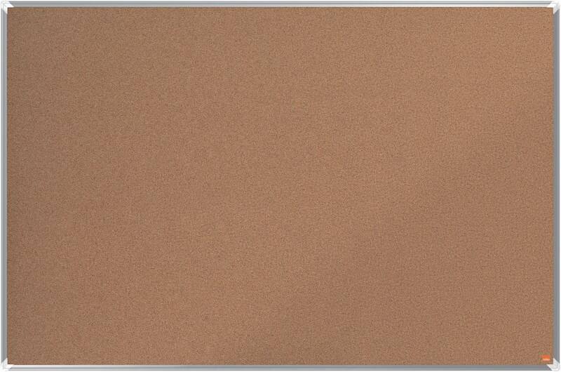 Nobo Premium Plus Wandmontierbares Anschlagbrett 1915182 Kork Alurahmen 1500 x 1000 mm Braun