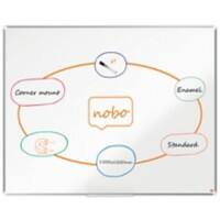 Nobo Premium Plus Whiteboard Wandmontiert Magnetisch Emaille Einseitig 150 (B) x 120 (H) cm