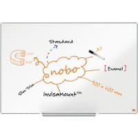 Nobo Impression Pro Whiteboard Wandmontiert Magnetisch Emaille Einseitig 90 (B) x 60 (H) cm