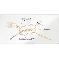 Nobo Impression Pro Whiteboard Wandmontiert Magnetisch Emaille Einseitig 240 (B) x 120 (H) cm