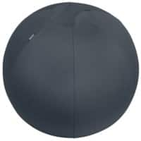 Leitz Ergo Cosy Sitzball für aktives Sitzen 5279 Tragegriff Waschbar 65 cm Bis zu 100 kg Grau